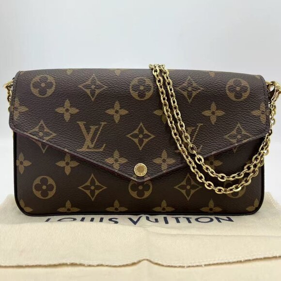 Louis Vuitton Pochette Felicie Classic Shoulder Crossbody Chain Bag - Picture 1 of 6